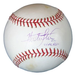 Huston Street signed OML Baseball Autographed Angels A's TRISTAR - Picture 1 of 4
