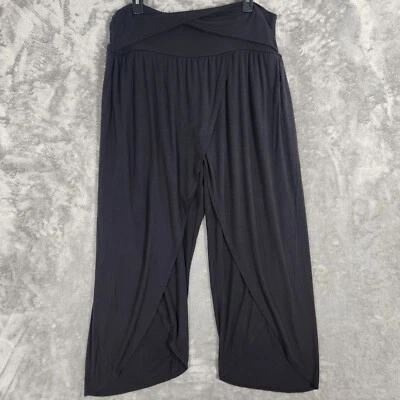 Athleta Release Pant Relaxed Yoga Pants Womens Sz XL Black Pull-on Jersey Knit - Image 1 of 4