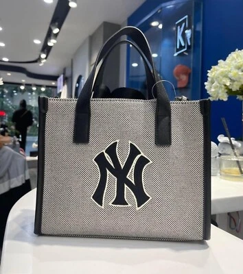 Bolso de Mano MLB Big Logo Lona S Yankees de Nueva York • 100% Auténtico • Envío Gratis desde EE. UU. Foto 1 de 4