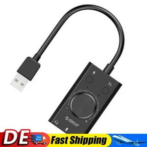 SC2 Externe USB-Soundkarte, Lautstärke einstellbar, 3-Port-Mikrofon-Kopfhörer-Au - Bild 1 von 12