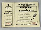 EFB 2002 04/11 Derry City v Limerick City Football (Soccer) Ticket