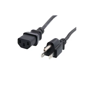 Cavo di alimentazione iMicro POW-10-C13 - NEMA 5-15P a IEC 60320 C13 - 10 piedi - Nero - Foto 1 di 2