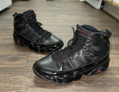 Nike Air Jordan IX 9 Retro Bred 2018 302370-014 Size 9 Patent Clean - Image 1 of 4