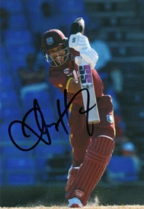 WEST INDIES CRICKET: SHAI HOPE SIGNED 6x4 ODI ACTION PHOTO+COA - Picture 1 of 1
