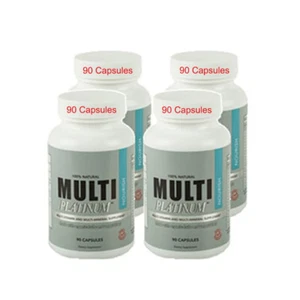 Organic Multi Vitamins & Minerals 90 Capsules 3 Month Supply Fruit Veggie Blend - Picture 1 of 8