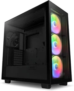NZXT H7 Elite CM-H71EB-02 Black ATX Mid Tower Desktop Computer Case - Picture 1 of 5