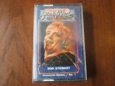 ROD STEWART History of Rock Music Vol 1 Cassette Tape SEALED NOS - Image 1 of 2