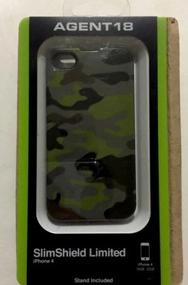 Agnet18 SlimShield Limited Case -Camouflage Green for iPhone 4/4s IPSS4A/M18 - Image 1 of 2