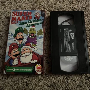 Super Mario Bros Super Christmas Adventure VHS DIC Toon Time Cartoon 1991 Video - Picture 1 of 1