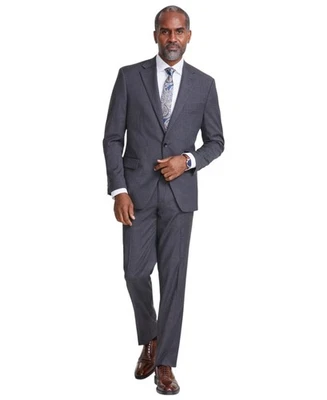 Tallia Mens Classic fit Suit Jacket Blazer 40 S Blue Solid - Image 1 of 2