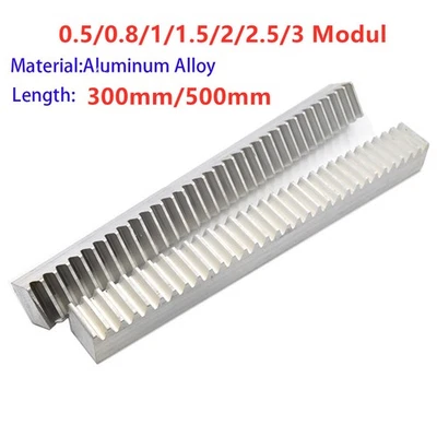 Stirnzahnrad Zahnstangen Aluminiumlegierung Länge 300mm - 500mm Zahnstange - Bild 1 von 4