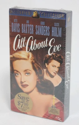All About Eve VHS – NEW Sealed – Bette Davis, Anne Baxter – 20th Century Fox Foto 1 de 2