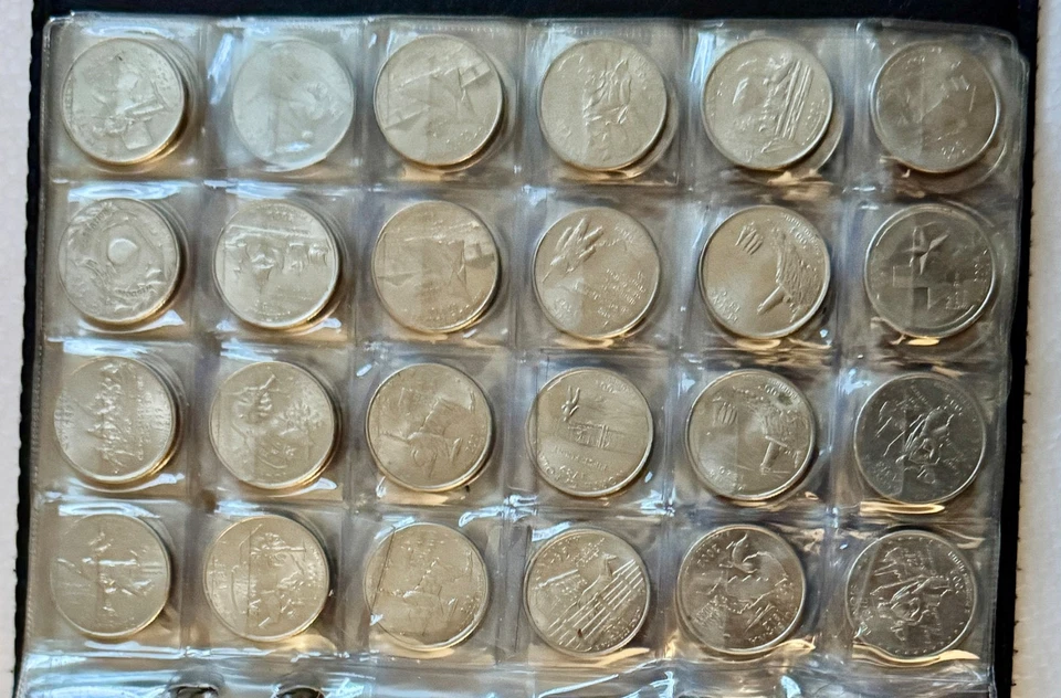 1999-2025 (Lot) of 175 Quarters. Some P Some D some years have both - Image 1 of 4