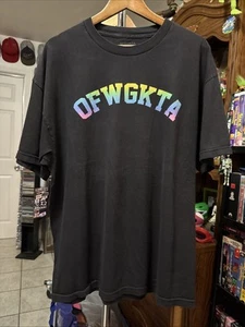 2010 OFWGKTA Odd Future Wolf Gang Black Rainbow T ShirtXL Rare Tyler The Creator - Picture 1 of 7