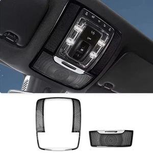 Steel Black Car Reading Light Cover For Benz A B Class GLA GLB CLA GLE GLS 20-24 - Foto 1 di 9