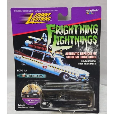 Johnny Lightning Frightning Lightnings Ghostbusters ECTO 1A Elvira Macabre - Image 1 of 3