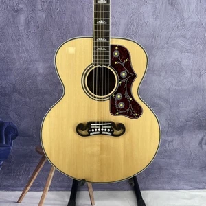 Custom J-200 Acoustic Electric Guitar Jumbo Solid Spruce Top Rosewood Fretboard - Picture 1 of 7