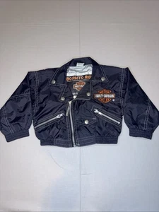 Harley Davidson Jacket 2T Motorcycles Wind Breaker Biker Jacket Toddler - Picture 1 of 5