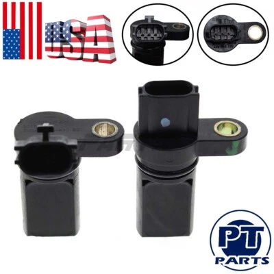 Sensor de posición del eje de la manivela de leva L&R 2 piezas para Nissan Murano Pathfinder Xterra Foto 1 de 4