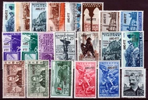 AMG-FTT - 1954 - Annata completa nuova (MNH) - 21 valori - Imagen 1 de 1