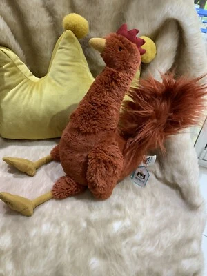 Jellycat ROBBIE ROOSTER Beautifully Soft Plush Toy 36cm New With Tags - Image 1 of 4