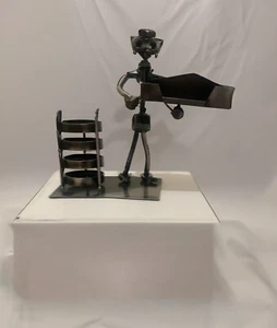 Soporte para bolígrafo y tarjetero Mr Organizer hecho de metal en EE. UU. - Imagen 1 de 2