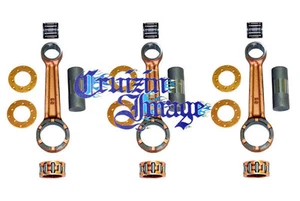 KAWASAKI S1 KH250 CONNECTING RODS SET 3 CONROD BEARING PIN 12-S123CRST - Picture 1 of 1