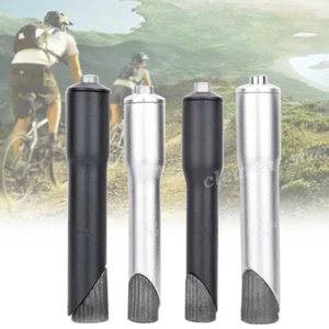 Bike Quill Stem 22.2mm 25.4mm Metal Alloy Riser Extender Steerer Tube Adapter - Picture 1 of 10