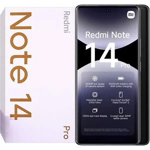 Xiaomi Redmi Note 14 Pro 4G Midnight Black 512GB + 12GB Dual-SIM Unlocked NEW - Afbeelding 1 van 5