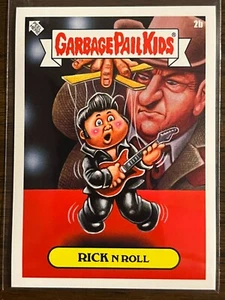 2023 Topps Garbage Pail Kids GPK Not-Scars #2B Rick N Roll - Picture 1 of 2