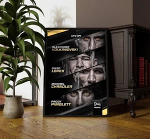 UFC 314 Kampf Poster - Bild 1 von 7