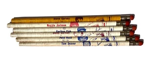 VTG MLB Baseball NAPPCO Pencil Rose, Risk, Jackson, Seaver, Garvey + (Lot Of 6) - Picture 1 of 4