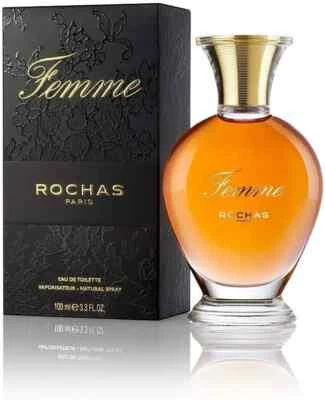 Rochas Femme By Rochas 3.3 fl.oz EDT Spray Para Mujer NUEVA CAJA SELLADA Foto 1 de 4