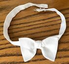 Marcella bow tie ready tied white pique vintage mens formal evening dress wear