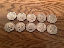 1970s Kennedy Half Dollars Lot of 10