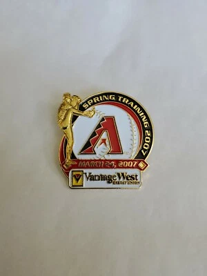 Arizona Diamondbacks Spring Training 2007 Lapel Pin Vantage West Credit Union - Image 1 of 4