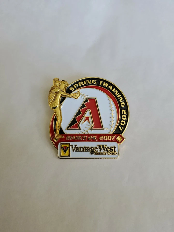Arizona Diamondbacks Spring Training 2007 Lapel Pin Vantage West Credit Union - Image 1 of 4