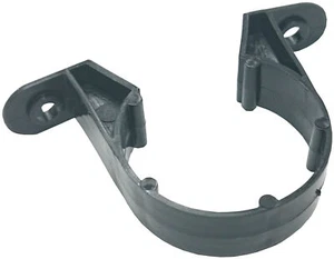5X Clips Tubería Negro Montura Tubo Desagüe Abrazaderas 32mm 3.2cm Onestopdi - Imagen 1 de 1
