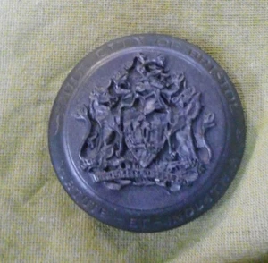 #D367. CITY OF BRISTOL COAT OF ARMS PAPER WEIGHT , BLOTTER - Bild 1 von 3
