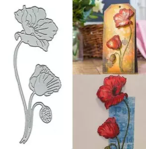 Stampo da taglio metallo taglio fiori decorazione scrapbooking carta artigianato stencil - Foto 1 di 6