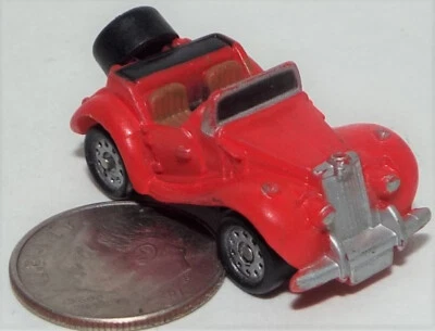 Small Micro Machine Plastic MG Sports Car in Red - Image 1 of 3