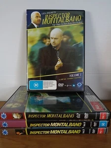 INSPECTOR MONTALBANO Vols 1-2-4-5 Region 4 DVD Set Sicilian Crime Drama Eng Subs - Picture 1 of 20