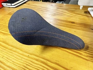 Vintage Troxel Denim Saddle 1978 Old School BMX - Picture 1 of 6