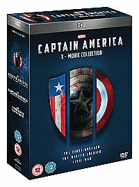 Captain America - First Avenger / Captain America - The Winter Soldier / Captain America - Civil War (DVD, 2016)
