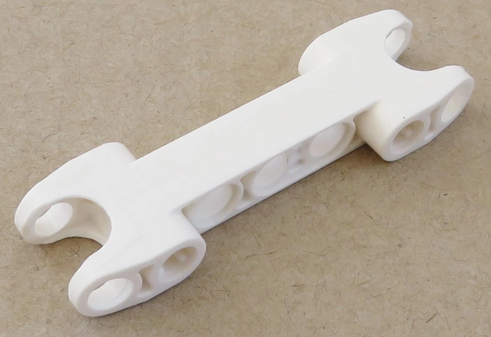 LEGO Technic - Achs/Pin Verbinder/Connector 2 x 7 m. Kugelkopfaufn., weiß #50898 - Bild 1 von 1