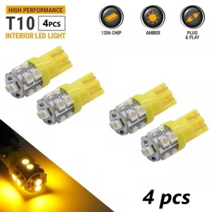 Syneticusa 4 X T10 921/912 LED Amber Bulbs Reverse Backup Light Bulbs Interior - Foto 1 di 5