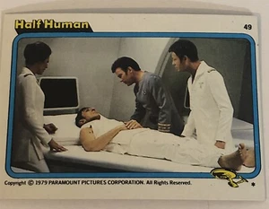 Star Trek The Movie Trading Card 1979 #49 William Shatner Leonard Nimoy - Picture 1 of 2