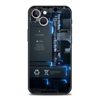 Case For iPhone 15 Pro Max 14 11 12 13 XR 7 6 Circuit Board Pattern Phone Cover - Image 1 of 4