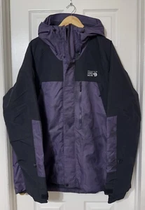 Mountain Hardwear Men's XXL FIRST TRACKS™ INSULATED Snow/Ski Jacket Purple/Black - Picture 1 of 16