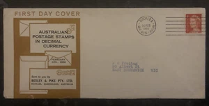 Australia 1966 FDC Commercial Rocklea To East Brunswick - Picture 1 of 2